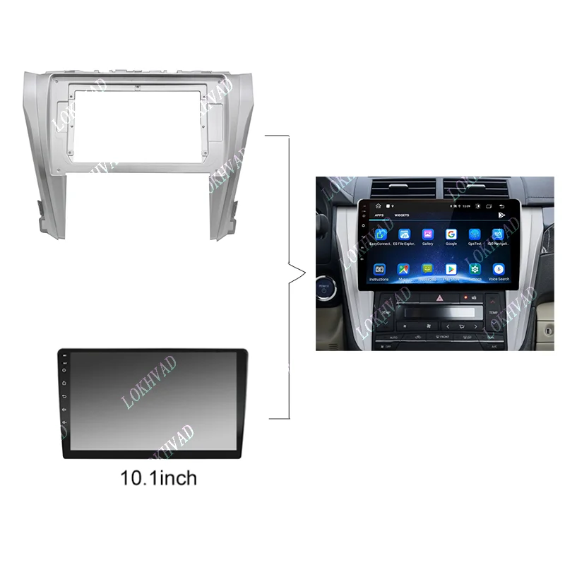 Untuk TOYOTA 2015-2017 CAMRY 10.1 Inci Radio Mobil Android Stereo Layar Audio Pemutar Video Multimedia Kabel Navigasi Bingkai Harnes