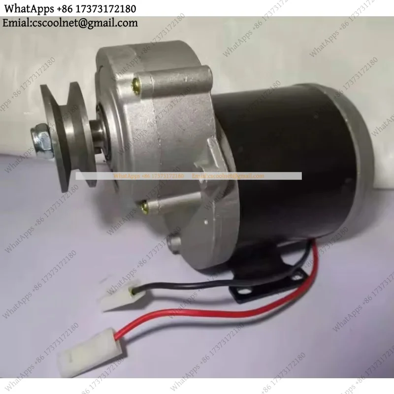 JS02 12V 600W DC Gear Motor 180RPM High Torque with Wheel for Industrial Use