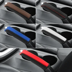 1pc PU Leather Hand Brake Cover For Honda City, For Civic, For CRV, For BRV, For HRV, For Jazz Or For Accord