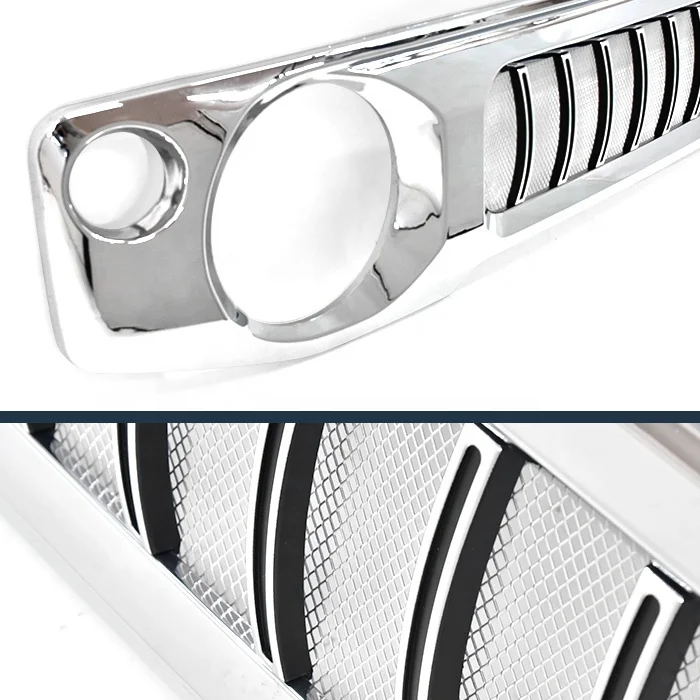 HIACE HOME استخدام لسوزوكي جيمي JB64W JB74W الشبكة الأمامية خط عمودي ABS بدون علامات