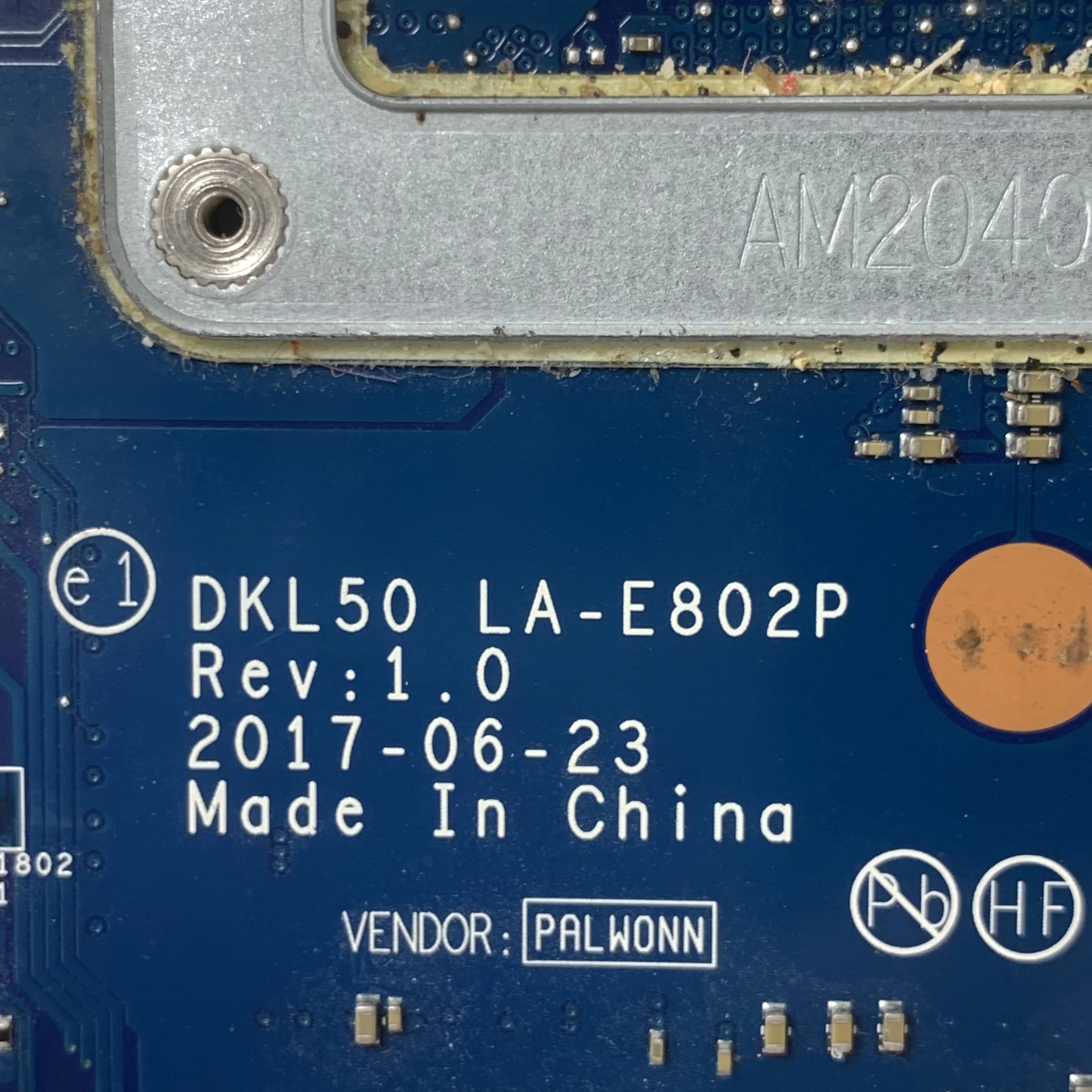 934908-601 934908-501 934908-001 LA-E802P Moederbord Voor HP 15-BS 250 G6 Laptop Moederbord W/SR3LA I5-8250U CPU 100% Getest OK