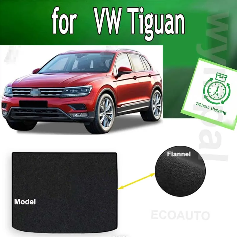 

TREADFIT Rear Trunk Mats For VW Tiguan 2017-2022 Tray Trunk Luggage Floor Pads