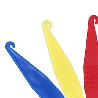 

100Pcs Disposable Orthodontic Elastic Placer Mix Color for Braces Rubber Band Bracket Dentistry Tool