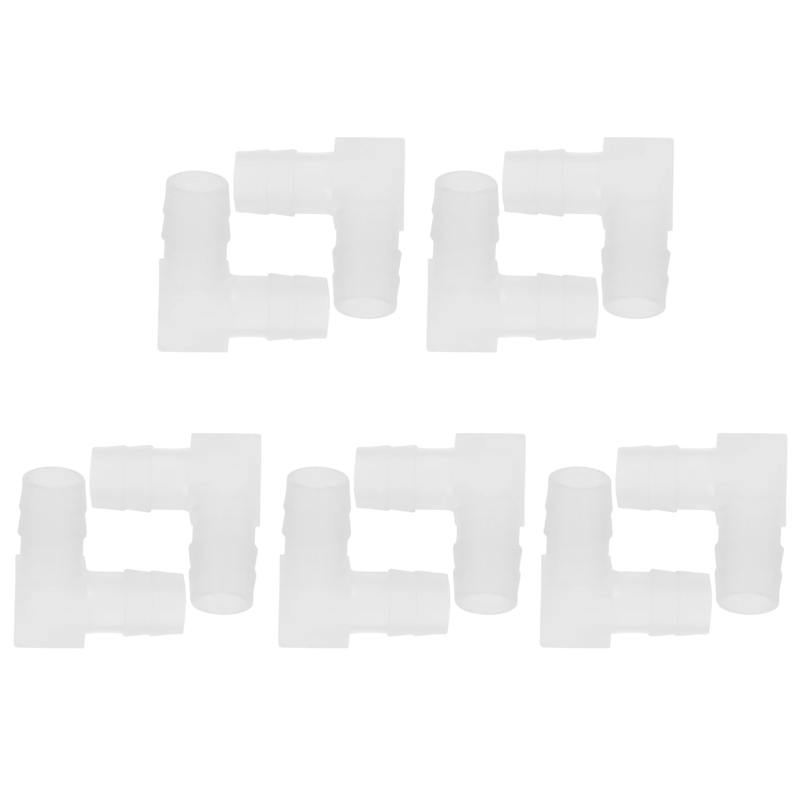 

90 Degree PP Elbow Connectors White Easy Installation Aquarium Pipe Coupling Parts Fish Tank Fittings Garden Water Hoses Small