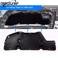 For Nissan Tiida C11 2005 2006 2007 2008 2009 2010 Car Front Engine Hood Insulation Pad with Buckles