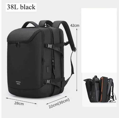 

New Men's Backpack: Casual Business Laptop Backpack Expandable Bags 50L travel luggage Backpack Men expansion Backpack schoobag