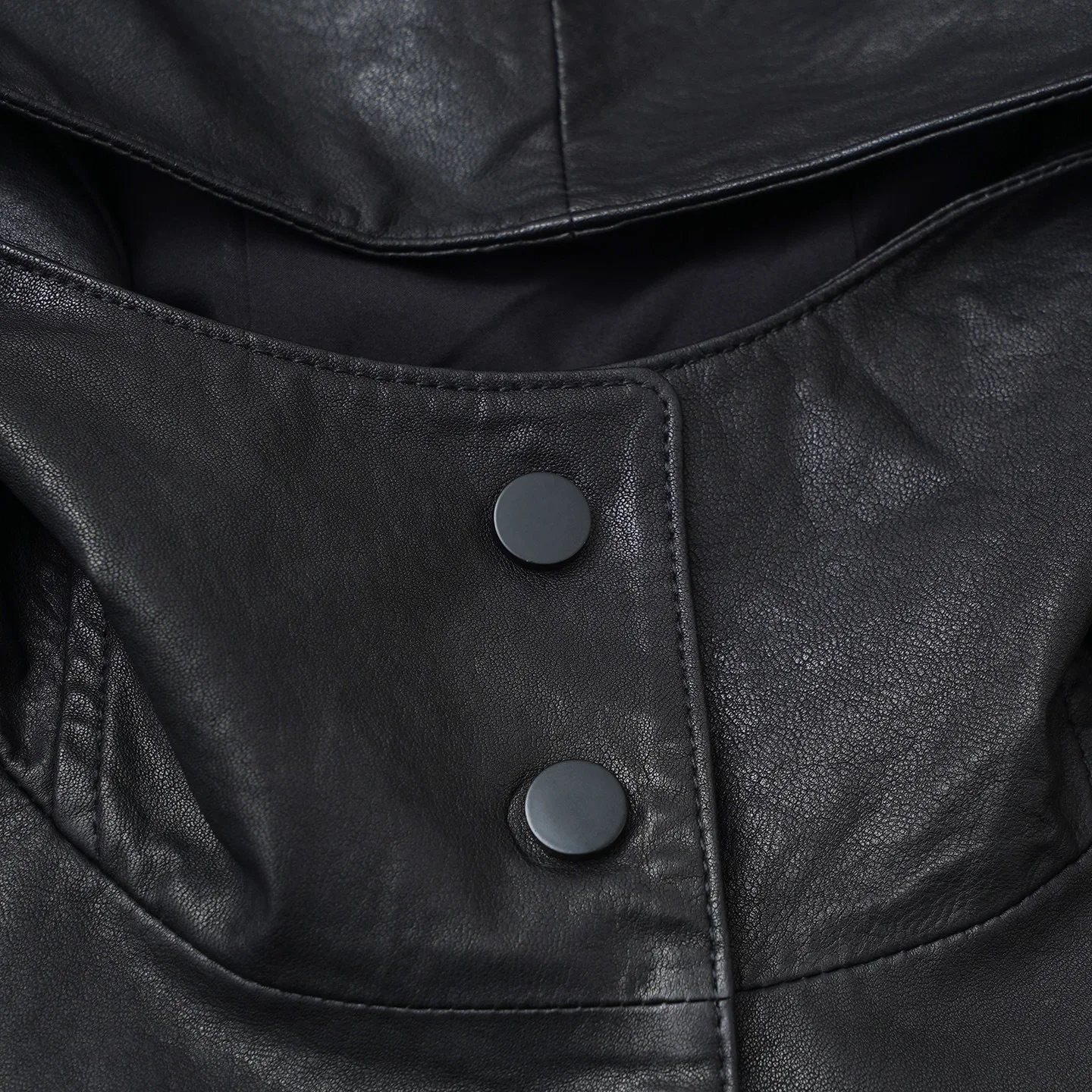 سترة نسائية بغطاء للرأس من جلد الغنم على طراز خندق لأزياء الخريف/الشتاء