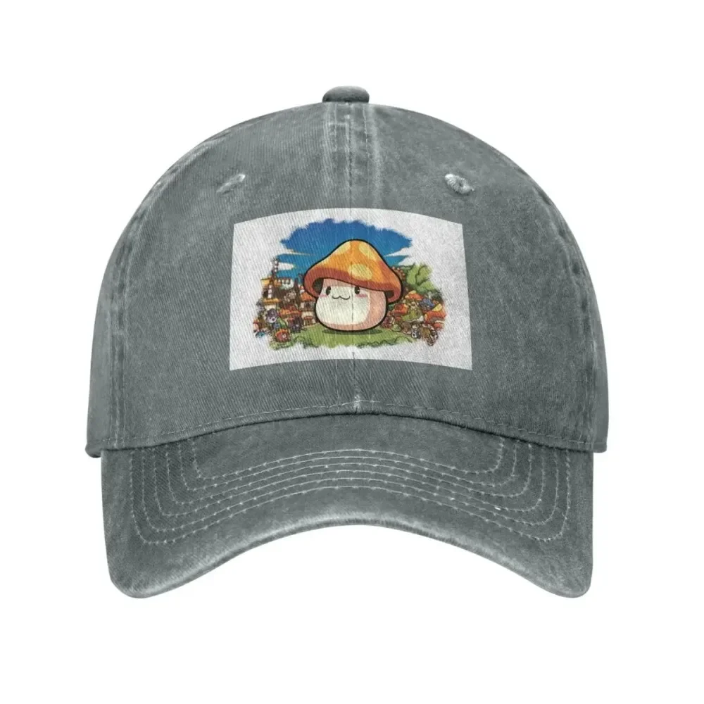 Maplestory Orange Mushroom Fashion Baseball Cap Peaked Cap Men's Hat Women's Cap Beret Man