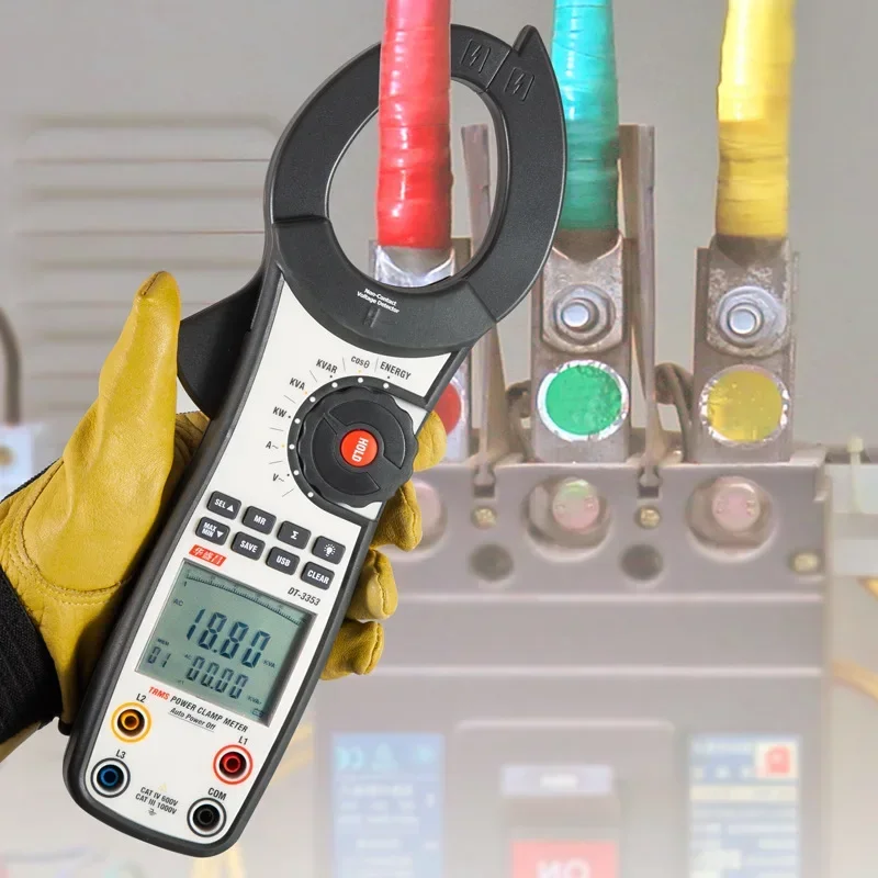 DT-3353 1000A True RMS AC Clamp Type Meter Power Clamp Type Test Meter Digital Clamp Meter