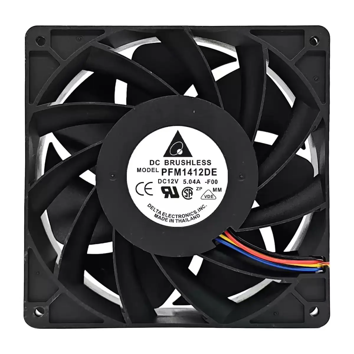 オリジナルデルタ-pfm1412de-12v-504a-14038-ファン-140mm-4-ピン-pwm-デュアルボール暴力的な高気流サーバーマイナー排気冷却クーラー