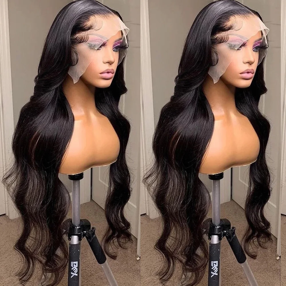 Body Wave 360 Lace Frontal Wig Pre Plucked Human Hair Wigs For Women Brazilian 34 32 30 Inch Loose Deep 13x4 13x6 Lace Front Wig