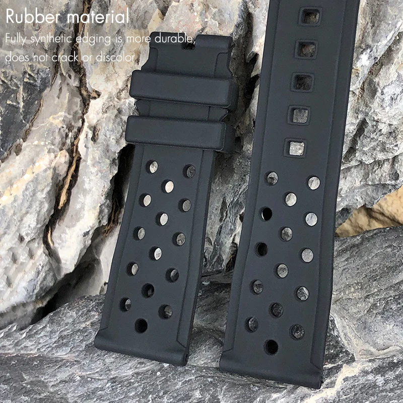 22mm 21mm 20mm Silicone Watch  - Seiko Watch 5 Sports ulasan dan harga