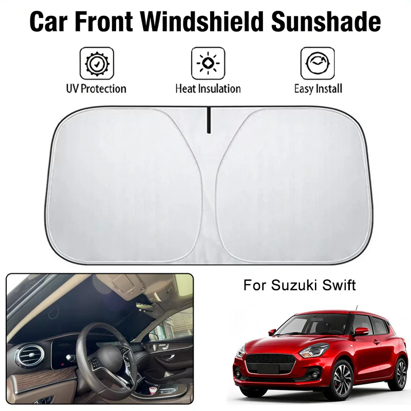 

Car Front Windshield Sunshade Cover For Suzuki Swift UV Block Heat Insulation Auto Interior Sun Protection Accessories