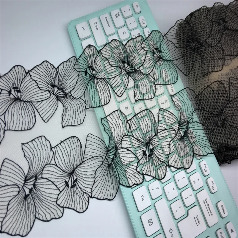 Bulk Flower Embroidery Skin Tone Lace Trim Embroidered Nude Mesh Lace Fabrics Bra Sewing Crafts Lingerie Accessories Fabrics