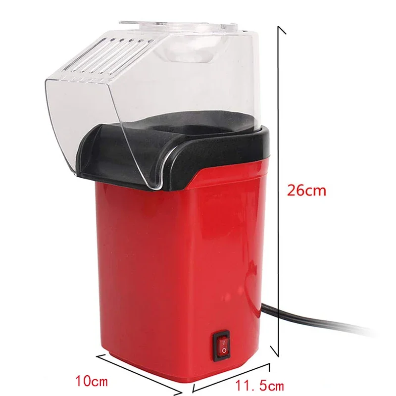 Hot Air Popcorn Popper Maker Microwave Machine Delicious & Healthy Gift Idea for Kids Home-made DIY Popcorn Movie Snack