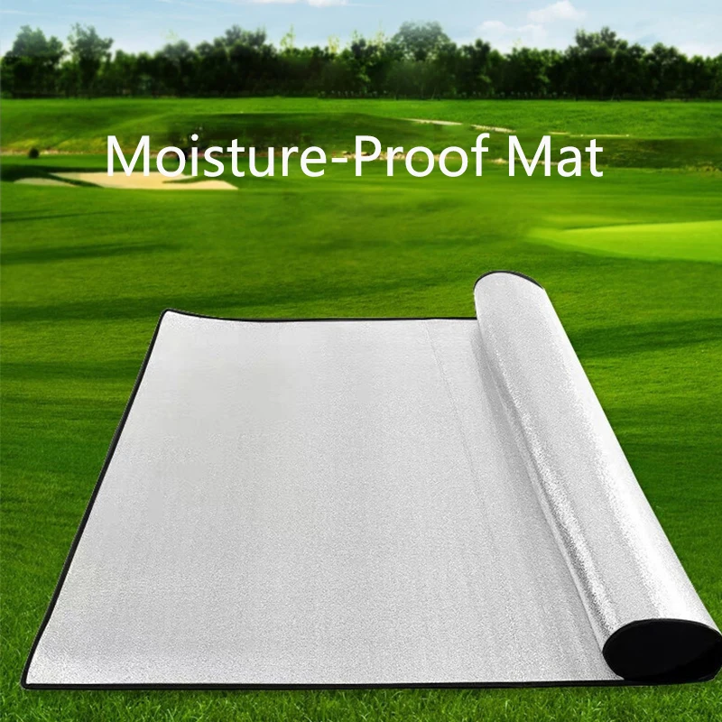 Outdoor Camping Double-sided Aluminum Film Moisture-Proof Mat Foldable Portable Picnic Mat Tent Moisture-Proof Mat