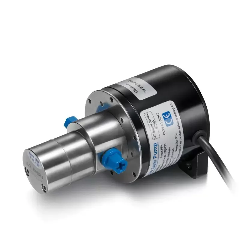 Miniature Gear Pump FSG206D Hydraulic Oil Pump Small Self Priming Oil Pump for Industrial Machinery Equipment