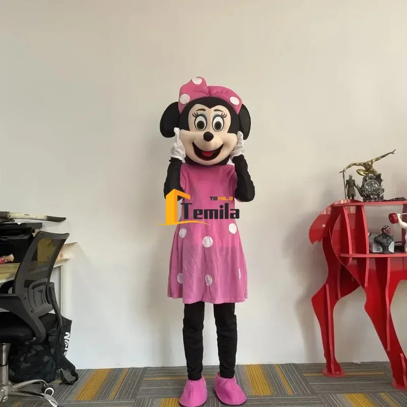 ชุดคอสเพลย์เมาส์ Mickey Minnie Stitch Simba Buzz Lightyear Olaf Anna Elsa Mascot โฆษณาเครื่องแต่งกาย Party Props