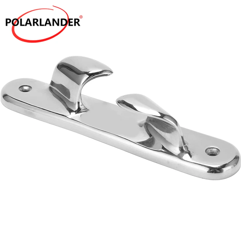 Marine Hardware Straight Bow Chock 8 Inch 316 Stainless Steel Casting Easy‑to‑Install Bow Cleat For Boat Yacht