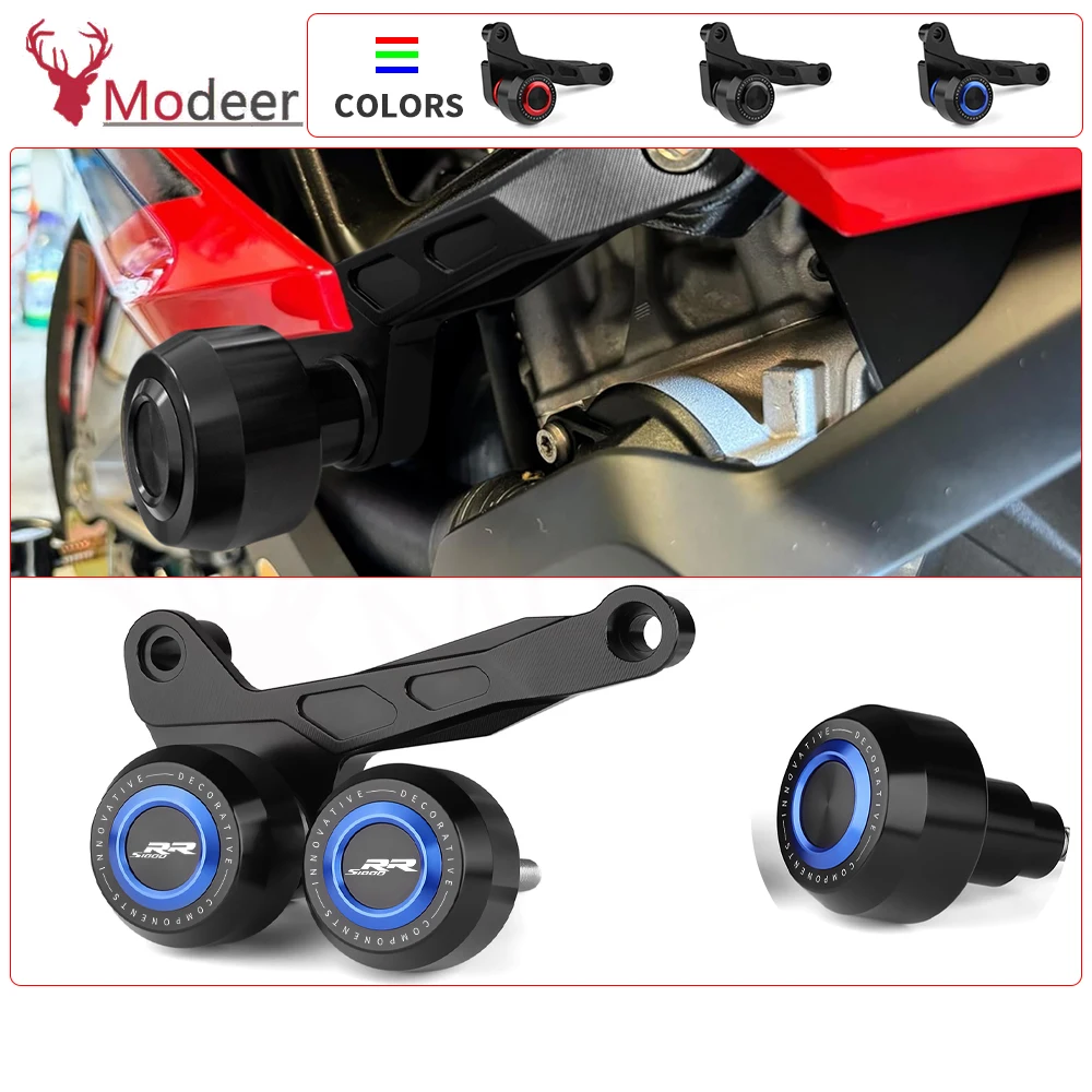 Motorrad zubehör Rahmens chieber fallen Crash Protector Guards Pad für BMW S1000RR 1000RR 1000rr