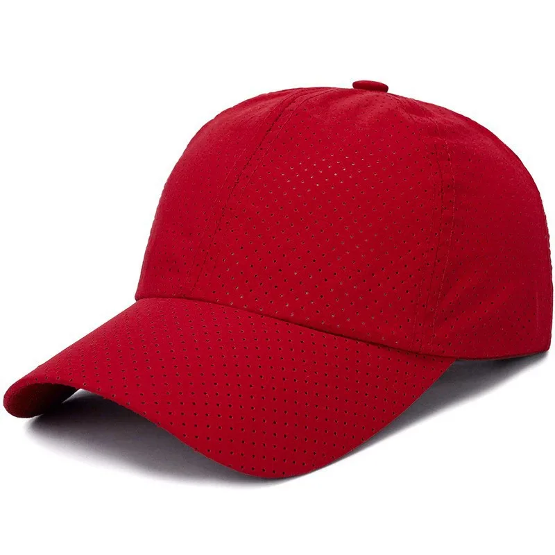 Mesh-Schnelltrocknende Kappe für Herren Lauf- und Sportbaseballmütze Damen Golf-Tenniskappe Atmungsaktiver Sonnenhut für Outdoor-Jogging – Detail 11