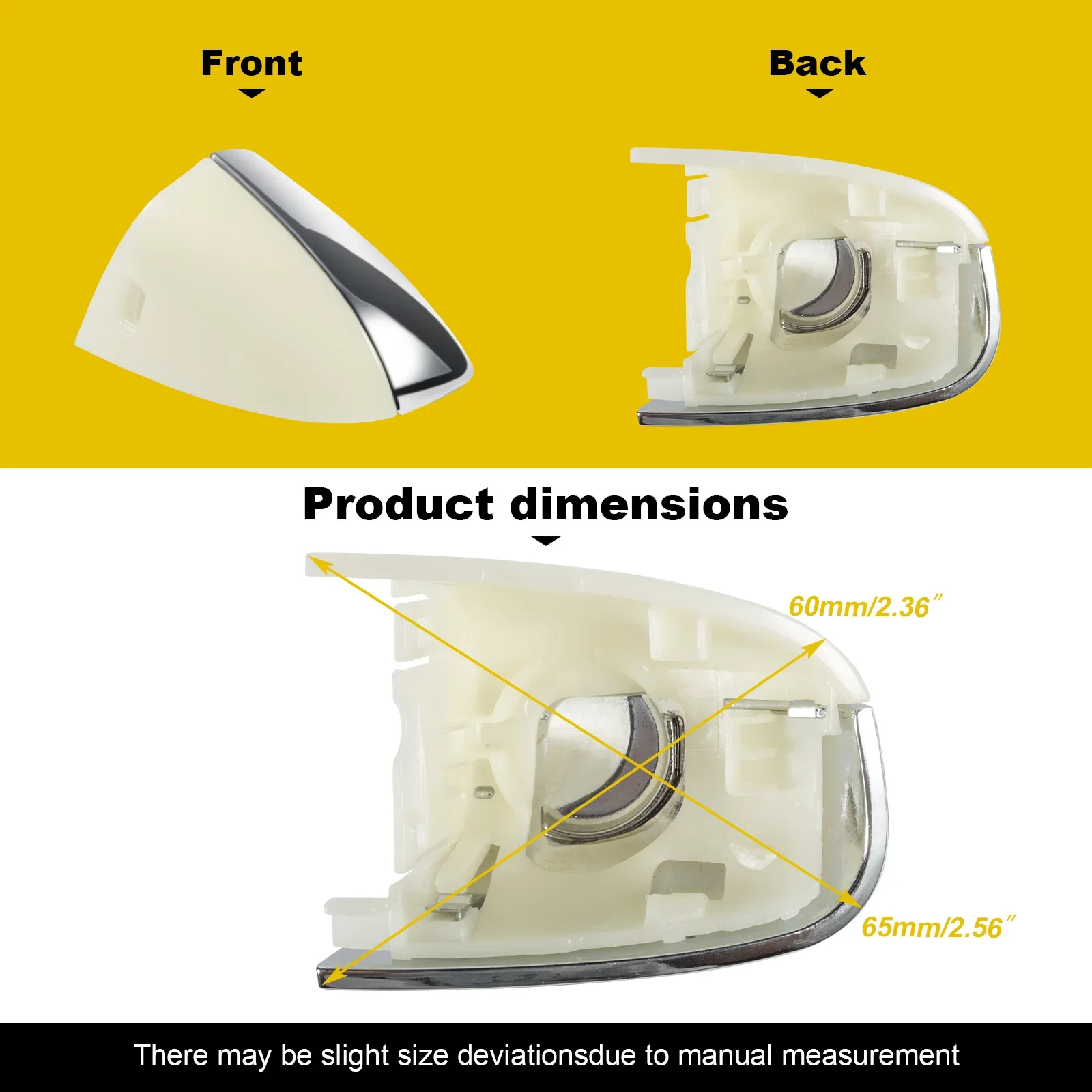 For Mercedes Benz C Class W205 S205 2015 2021 Door Handle Cover Cap Without Key Hole A0997661700 Handle Accessories