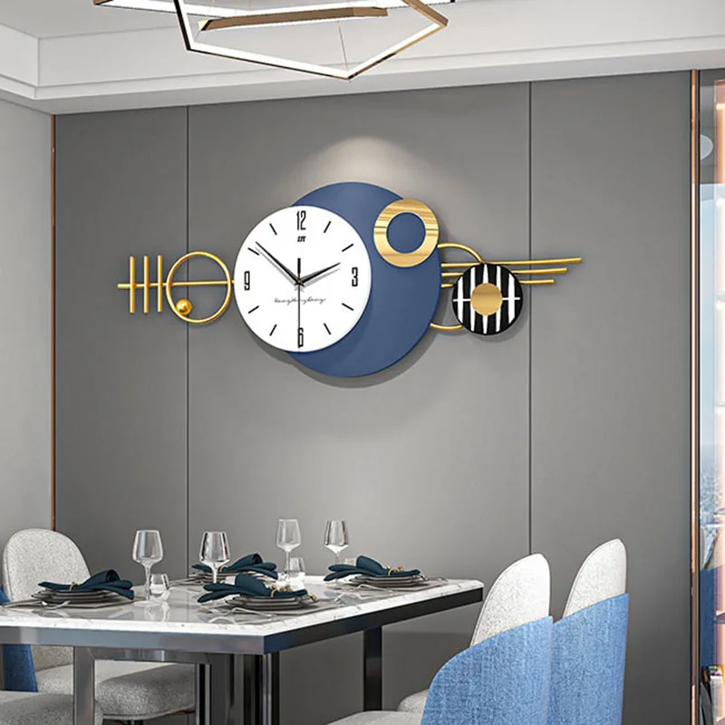 Relojes de Pared Creativos para Dormitorios, Relojes de Pared Digitales de Lujo para Sala de Estar, Relojes de Pared de Diseño Moderno para Restaurante, Reloj de Pared, Adornos, Decoración del Hogar