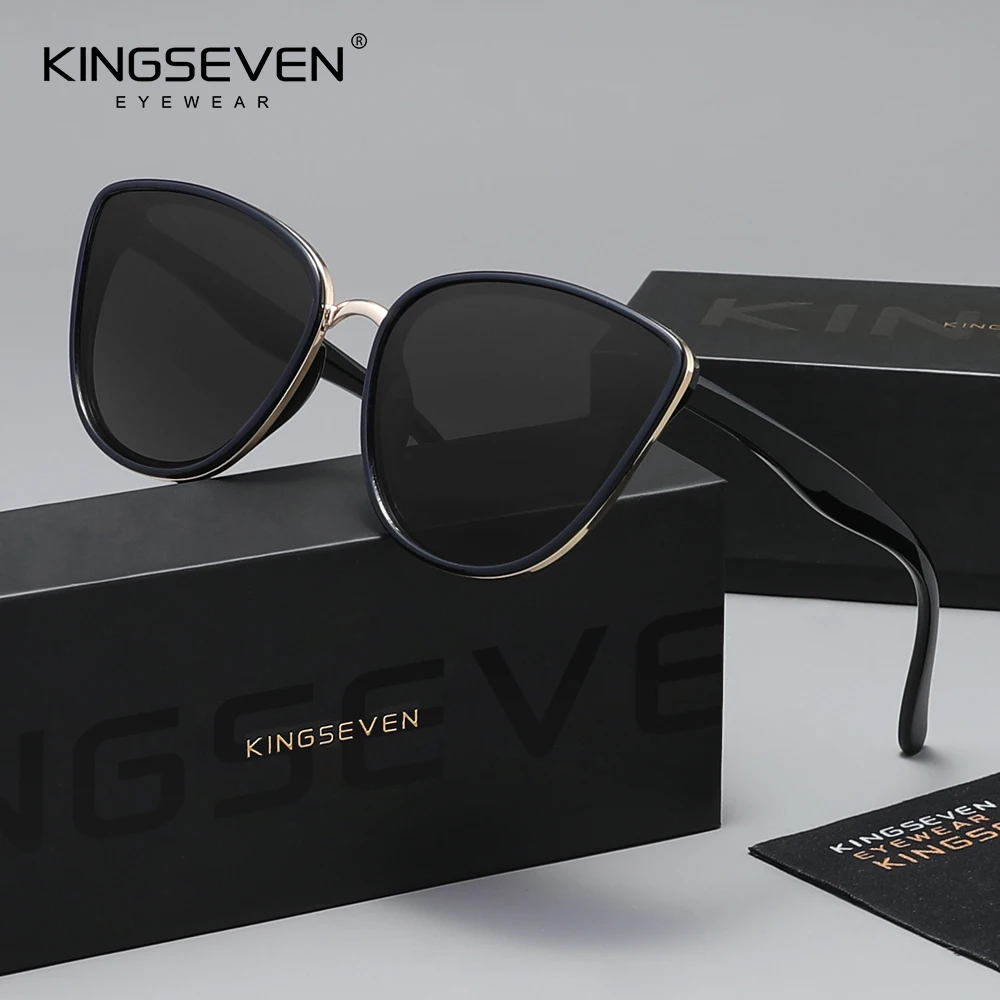 

KINSEVEN Retro Fashion Cat Eye Sunglasses UV400 Sun Protection Glasses Suitable For Outdoor Men Women Driving Shades Eyewear