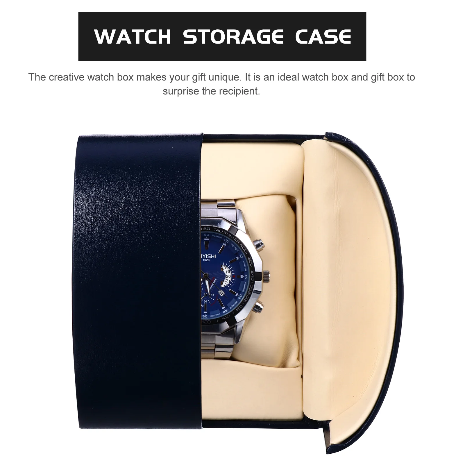 

1pc Creative Case Storage Box Storage Box Travel Watch Organizer Jewelry Organizer Gift Watch Case Packaging Container
