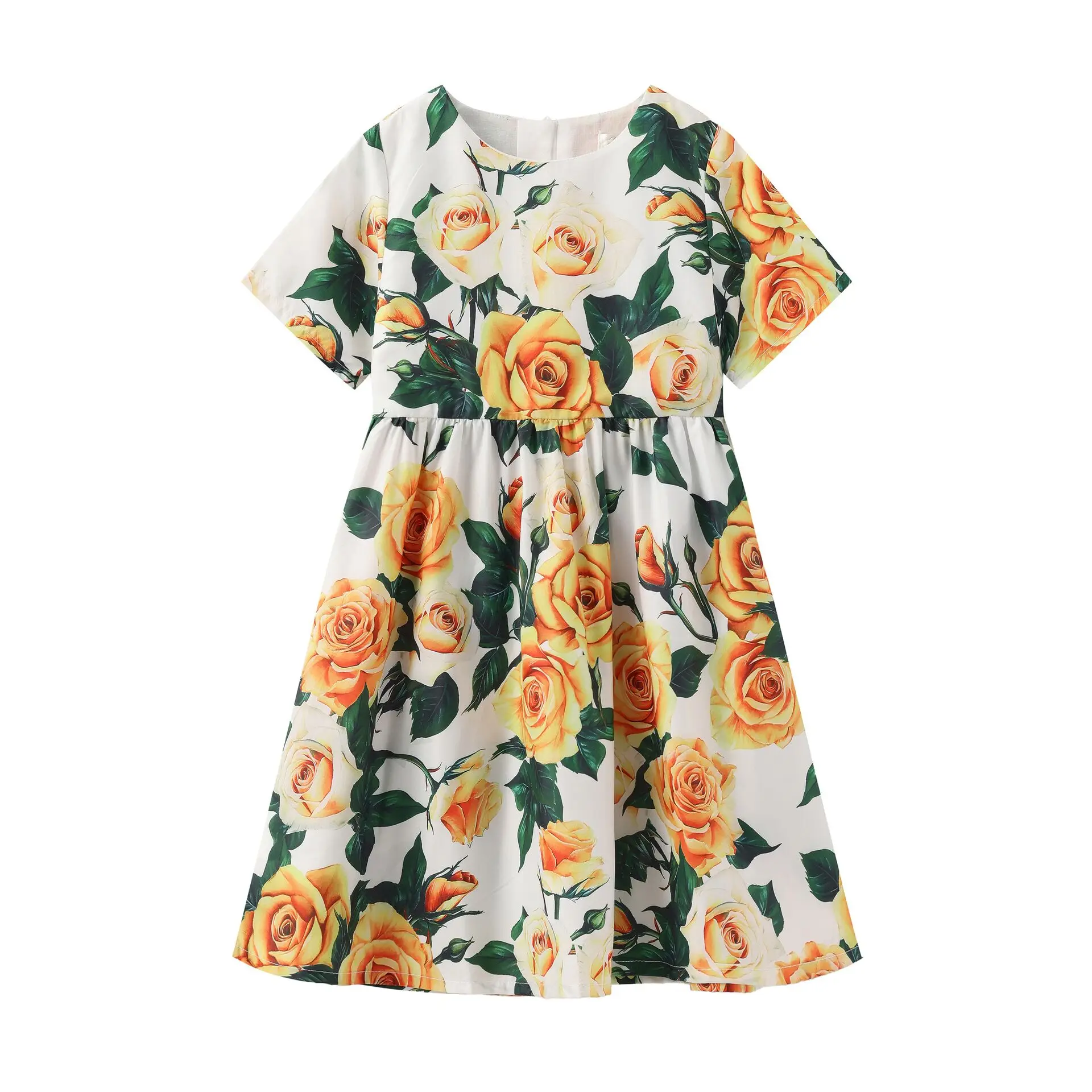 Toddler Girl Dress Fashion Disfraz Princesa Spring Summer Princess Dress Girl Designer Floral Toddler Girl Dress