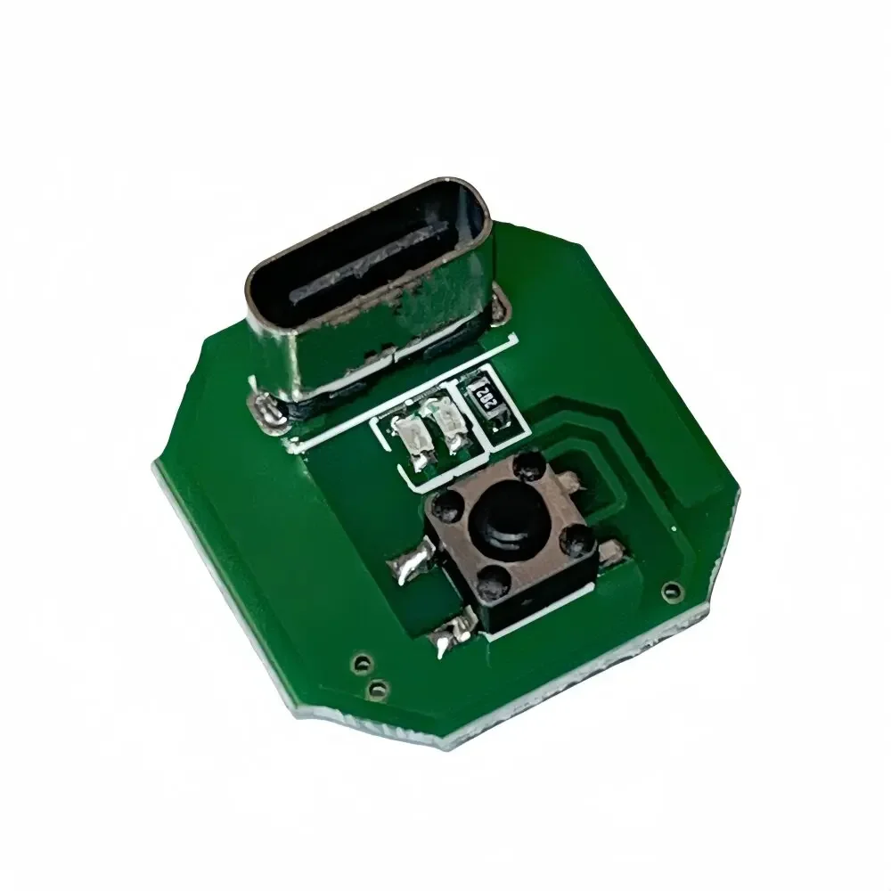 Strong light torch driver board circuit board diy accessories circuit board typec charging port charging and discharging integra