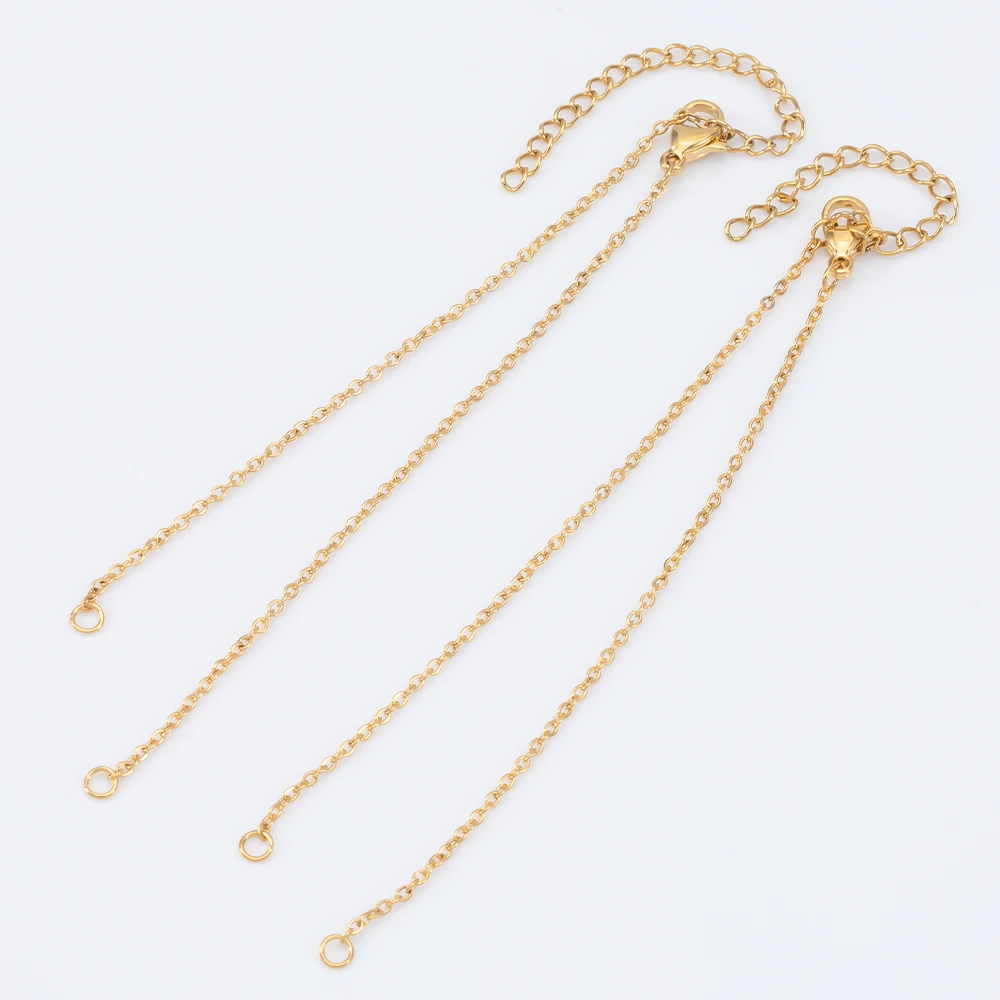 

5pcs Stainless Steel Bracelet Chains for Jewelry Making DIY
