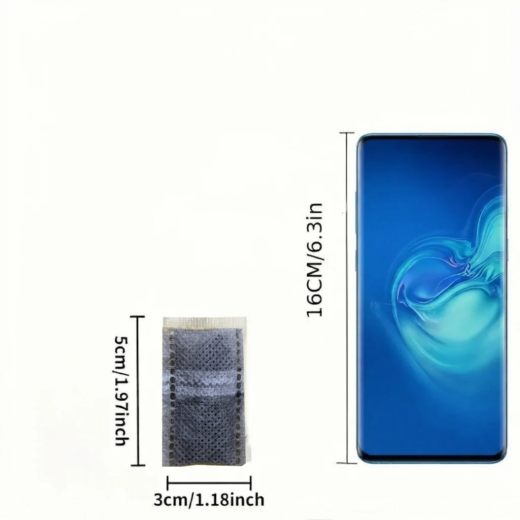 20/40 Stück Aktivkohlefilterbeutel für Aquarien, hochwertiges Filtermaterial, reinigt das Wasser, entfernt Giftstoffe und Gerüche, lange Haltbarkeit. – Detail 4