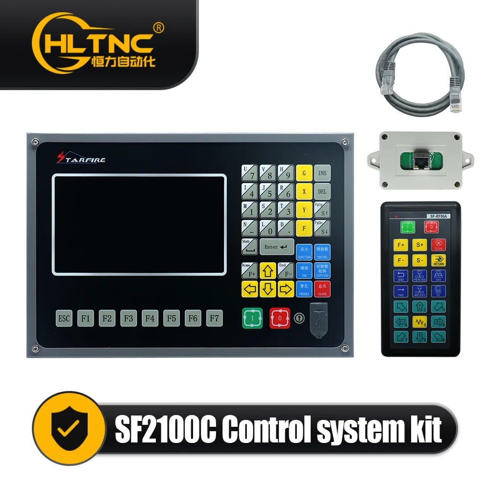 HLTNC 2 Axis 3 Axis 4 Axis Sf-2100c-NQG USB1.1 Starfire Plasma CNC Controller Kits For CNC Lasma Laser Cutting Machines