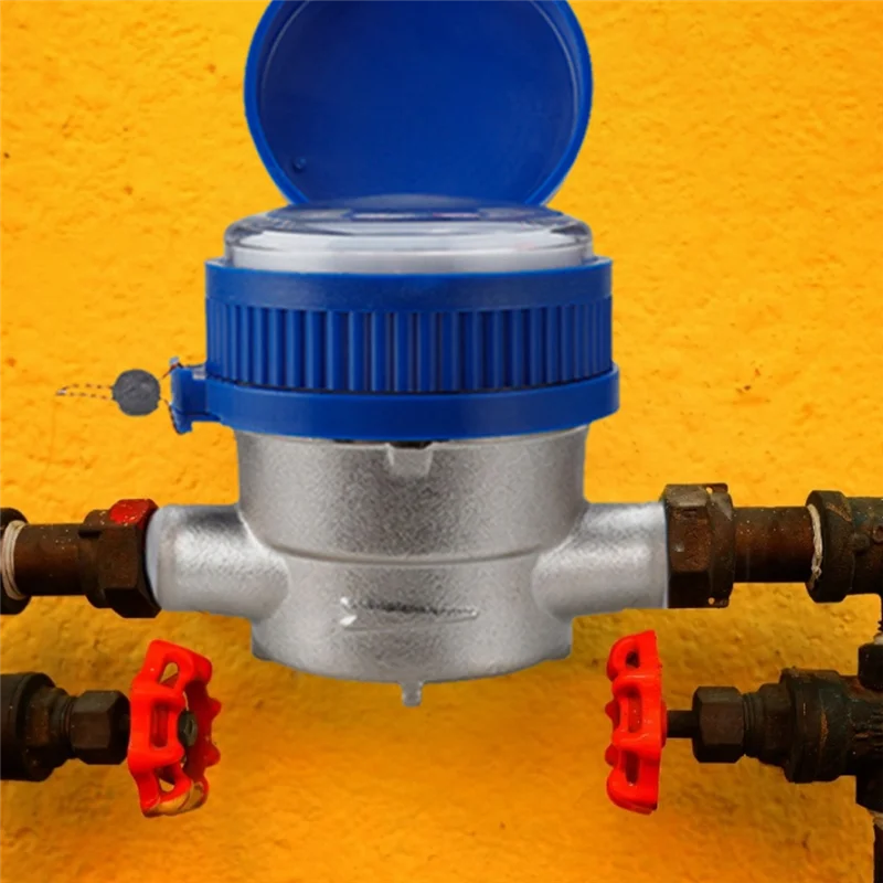 EYFL-مجهزة النحاس الميكانيكية الروتاري الجناح عداد المياه E-نوع الدقة مؤشر عداد أدوات القياس #3