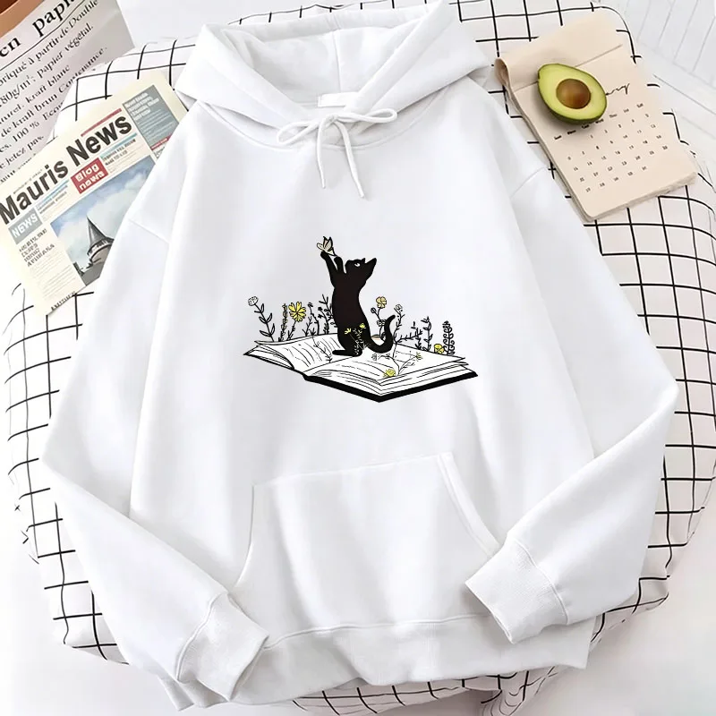 

Fashion Men Women Cat Print Hoodies Spring Autumn Winter Casual Hoodies Sweatshirts Men Women Animal Hoodie Sweatshirt