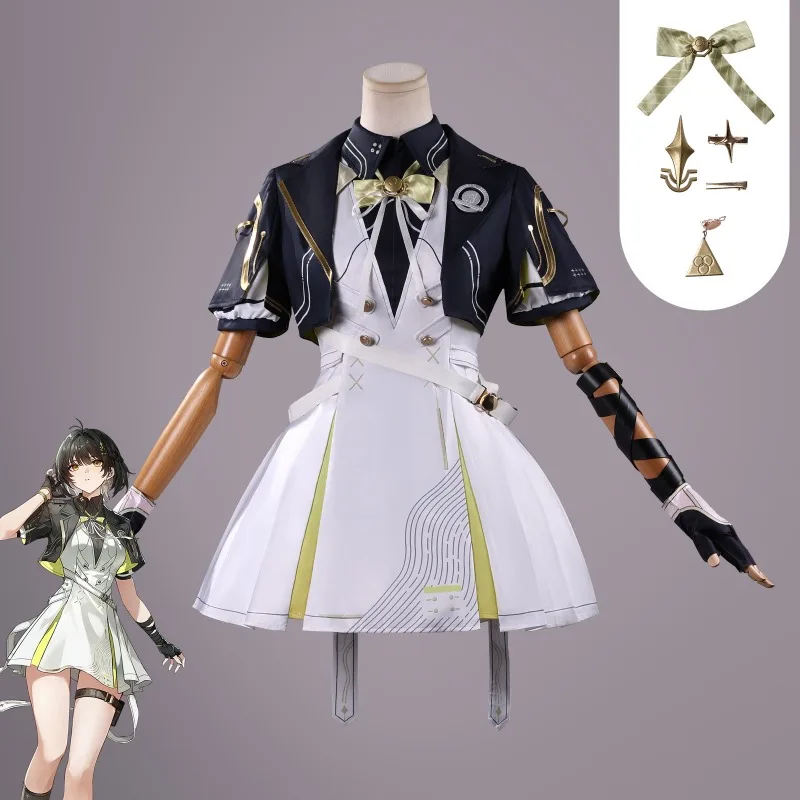 Game Wuthering Waves Rover Woman New Skin Cosplay Costume Wig Anime WuWa Rover Carnival Halloween Comic Rover Party Clothing