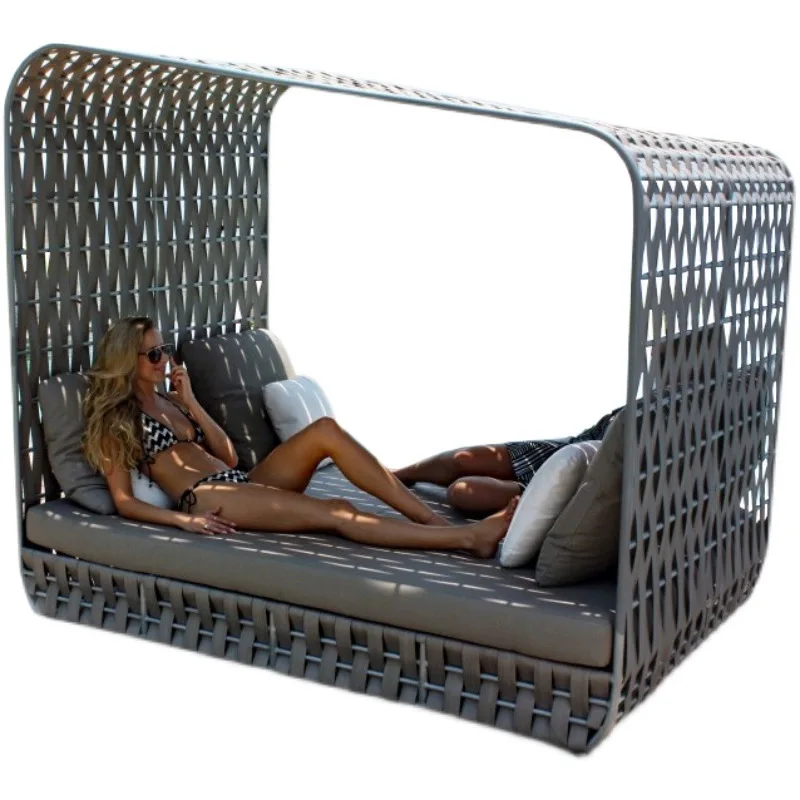 Sofa bed patio garden sofa hotel resort leisure sundeck furniture