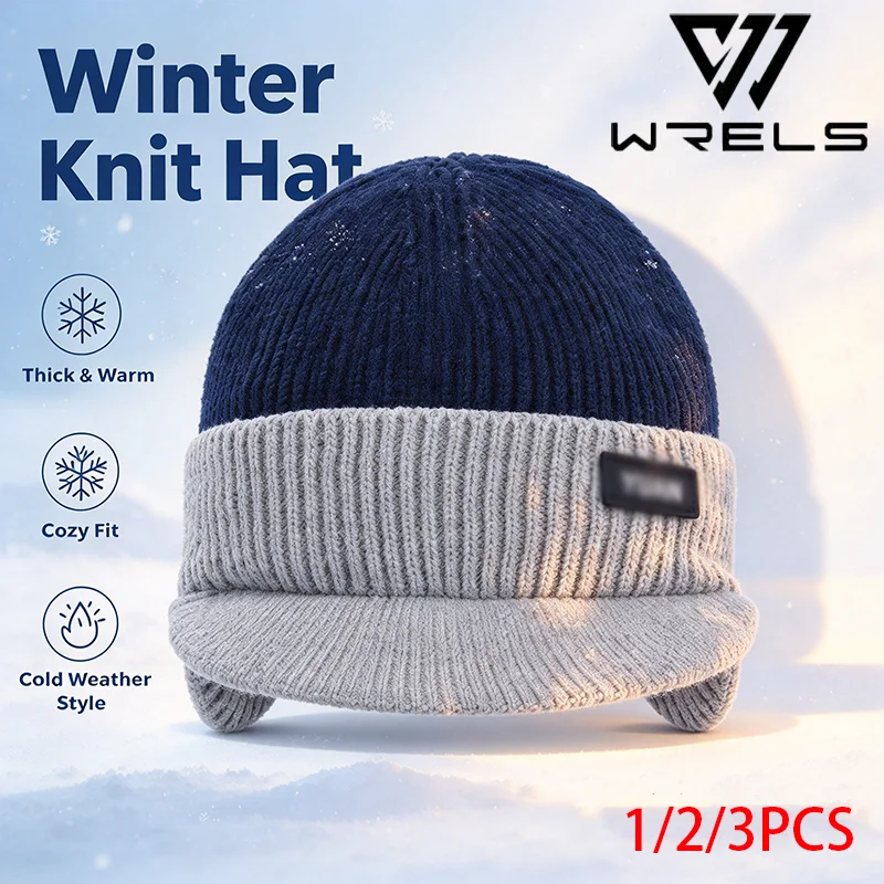 Winter Thermal Fleece Cap Balaclava Men Women Windproof Adjustable Skiing Hats Multi Use Hat Hiking Cycling Hunting Hats