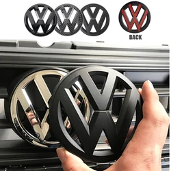 1pair Car Front Radiator Grille Emblem Lid Covers Logo Sticker For Volkswagen VW Tiguan 2017 2018 2019 2020