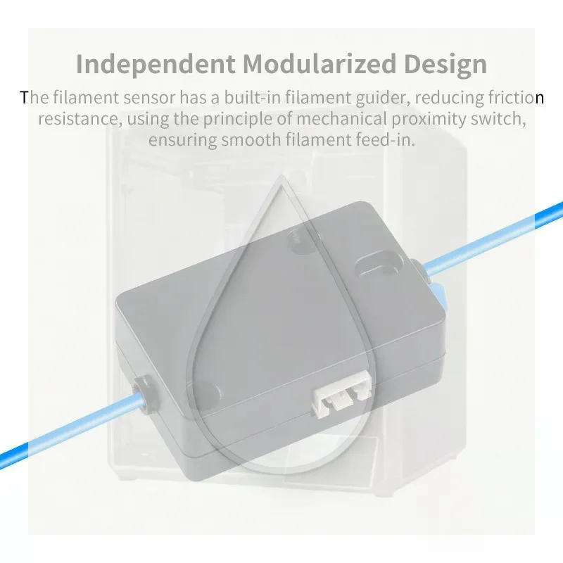 Filament Runout Sensor Kit Anti-Print Failure Break Detector for Creality K1 3D Printer Extruder Parts