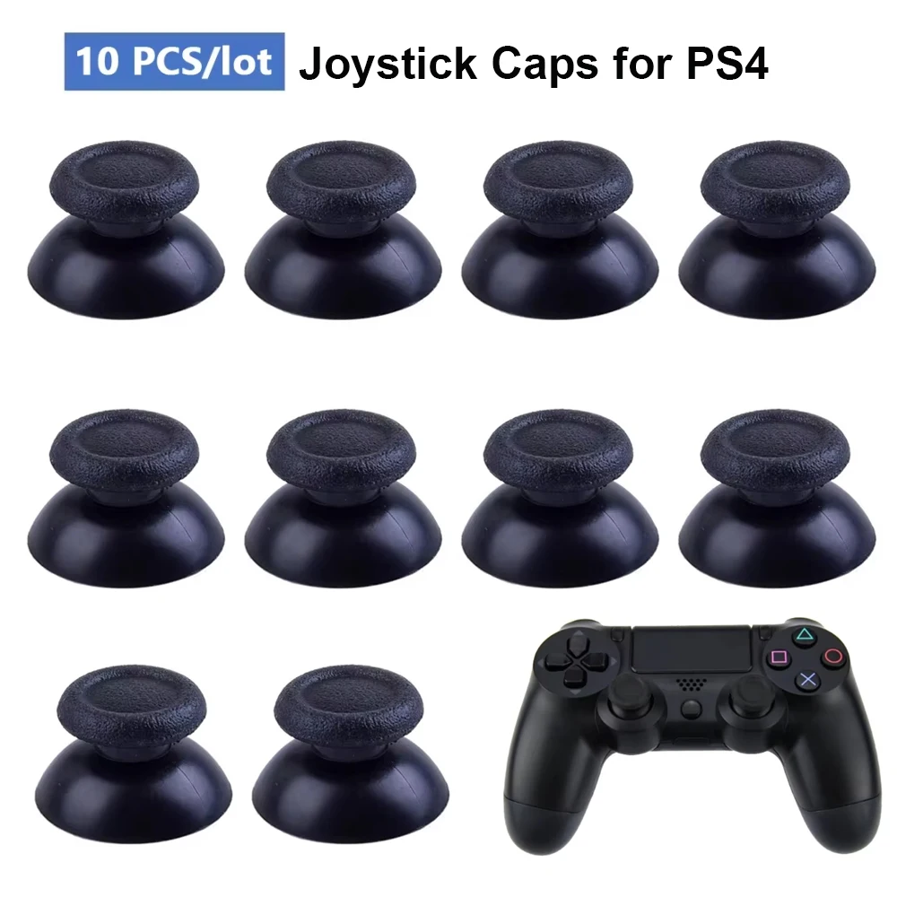10 Stück Ersatz-Analogsticks für PS4-Controller Joystick-Kappen Reparaturteile für Sony PS4 Thumbsticks Zubehör
