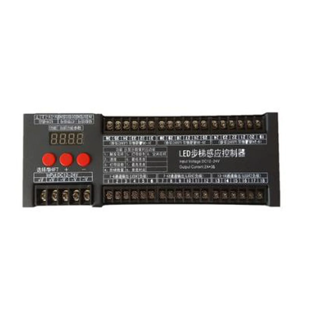 DT77 WS2811 Led Strip Lights 6-36 Channel Human Infrared Touch Multi-Function Induction Controller Staircase Lamp Running