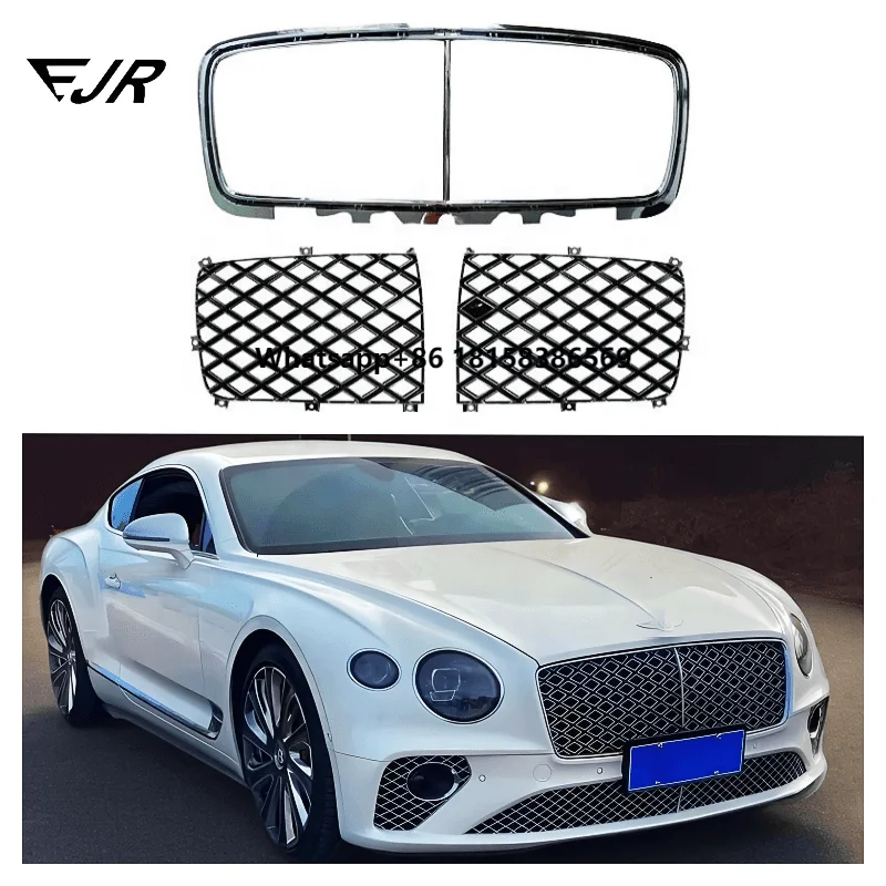 

OEM Plastic Radiator Grille for Bentley Continental GT Mulliner Condition New Part Numbers 3SD853597P 3SD854679D 3SD854680D