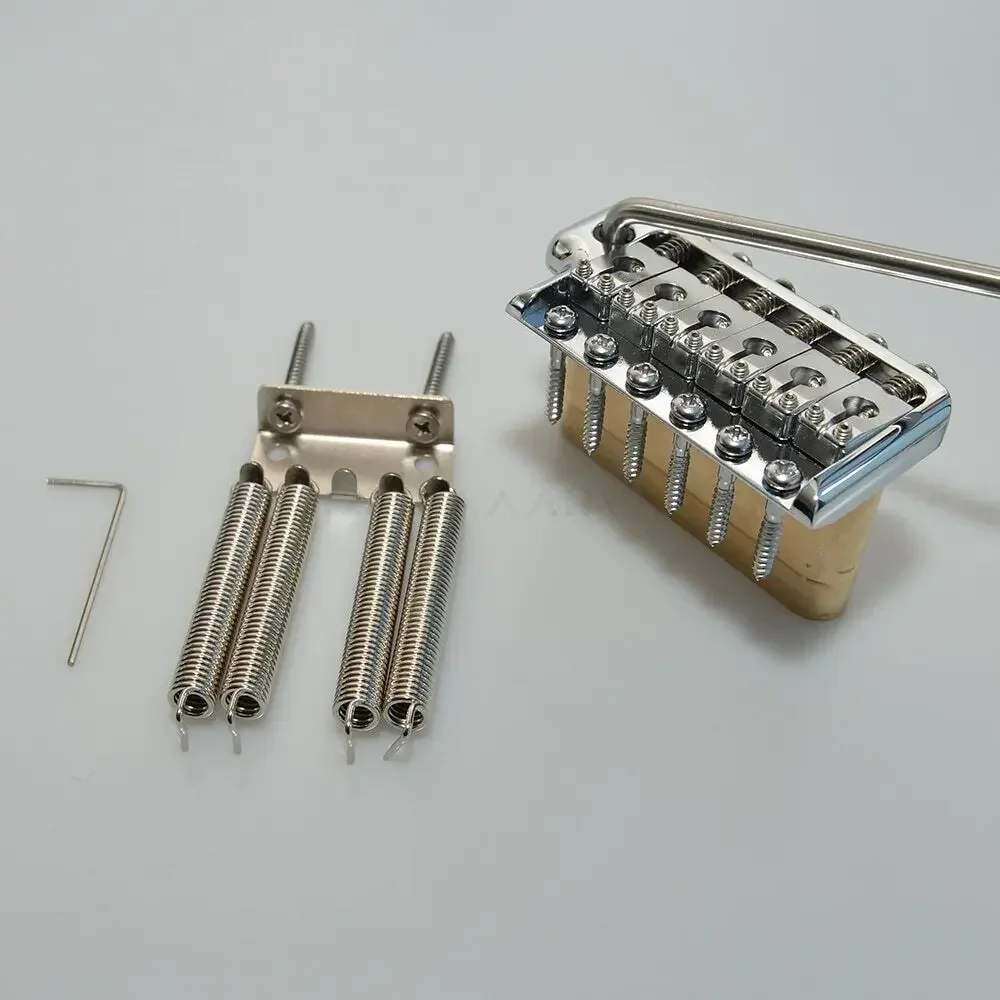 

CNC PRS Style Machined Ultra 52.5mm Brass 6 Screws Guitar Tremolo Bridge