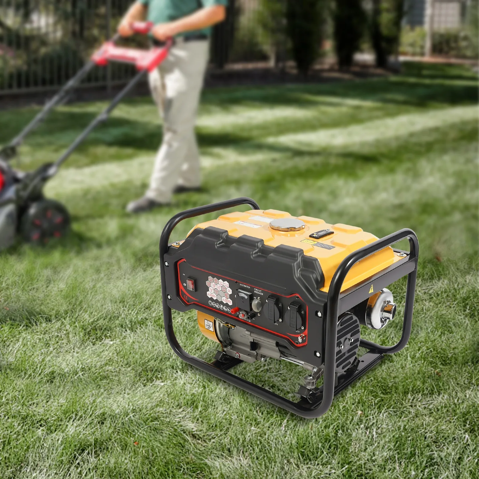 2KW Portable Generator, 220V Power Generator, 4-Stroke Gas Engine Generator