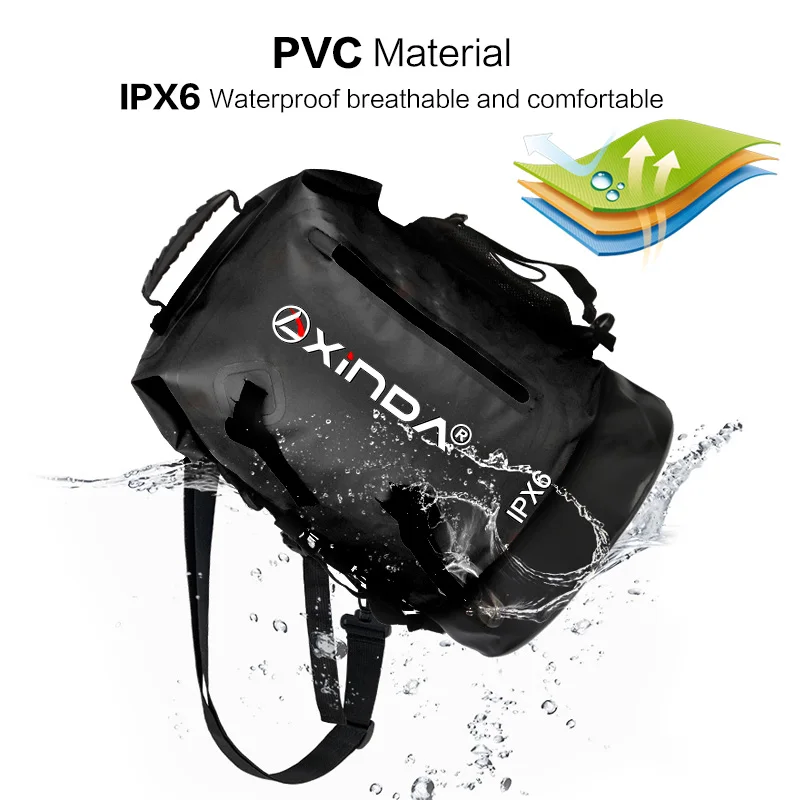 XINDAS Waterproof Dry Bag, Sport Bag para caving, Camping, 20L