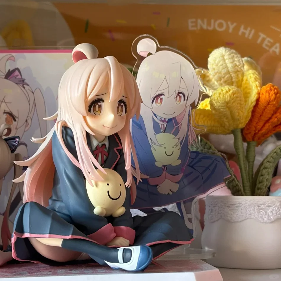 2Pcs Original genuine TAITO Cute Desktop now I'm your sister! 7cm Oyama Mahiro with uniform cartoon cake decoration gift PVC toy