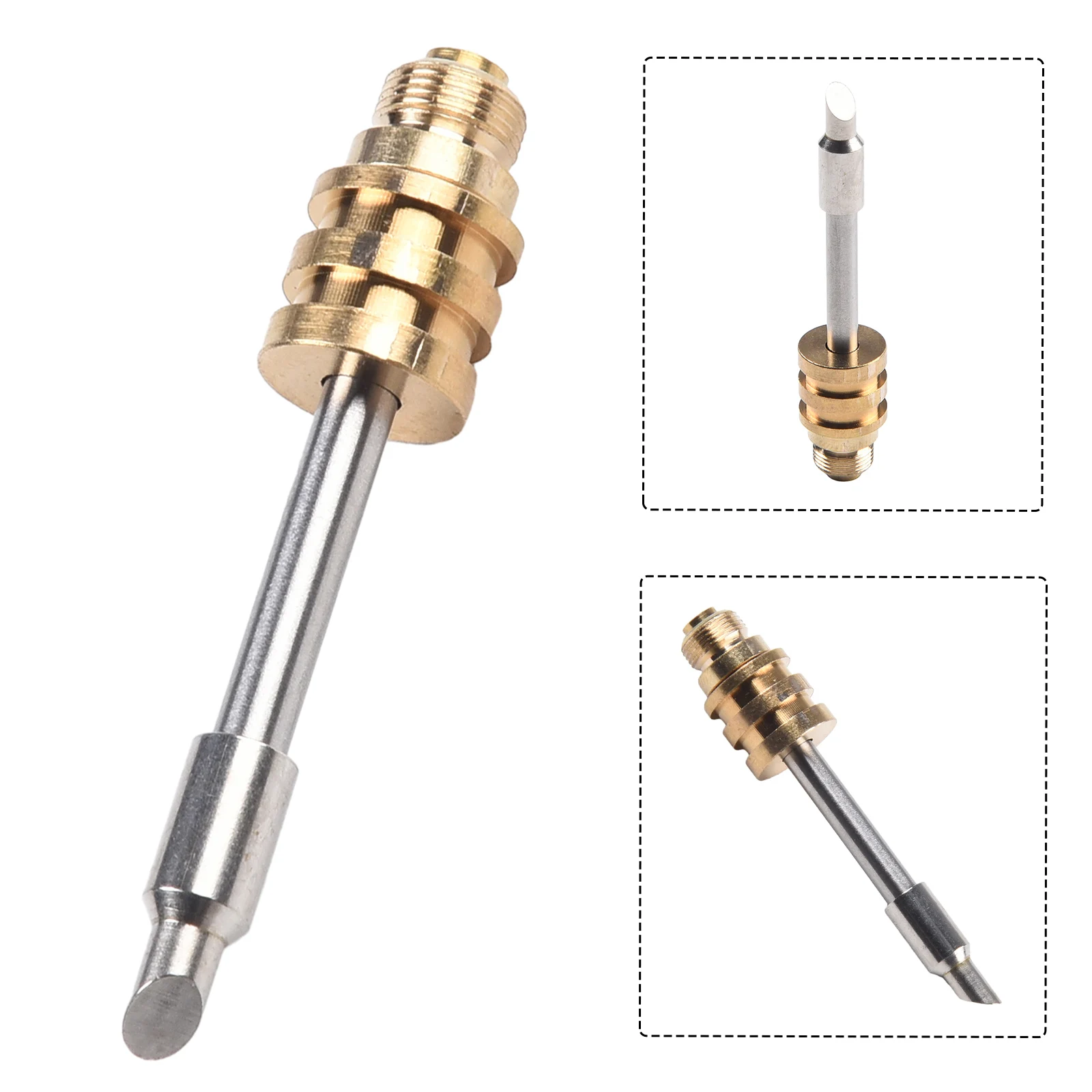 Welding Tips Soldering Iron Tip 1PC 30W 510 Interface USB Power Tools Silver/Gold Welding Rework Tool Portable