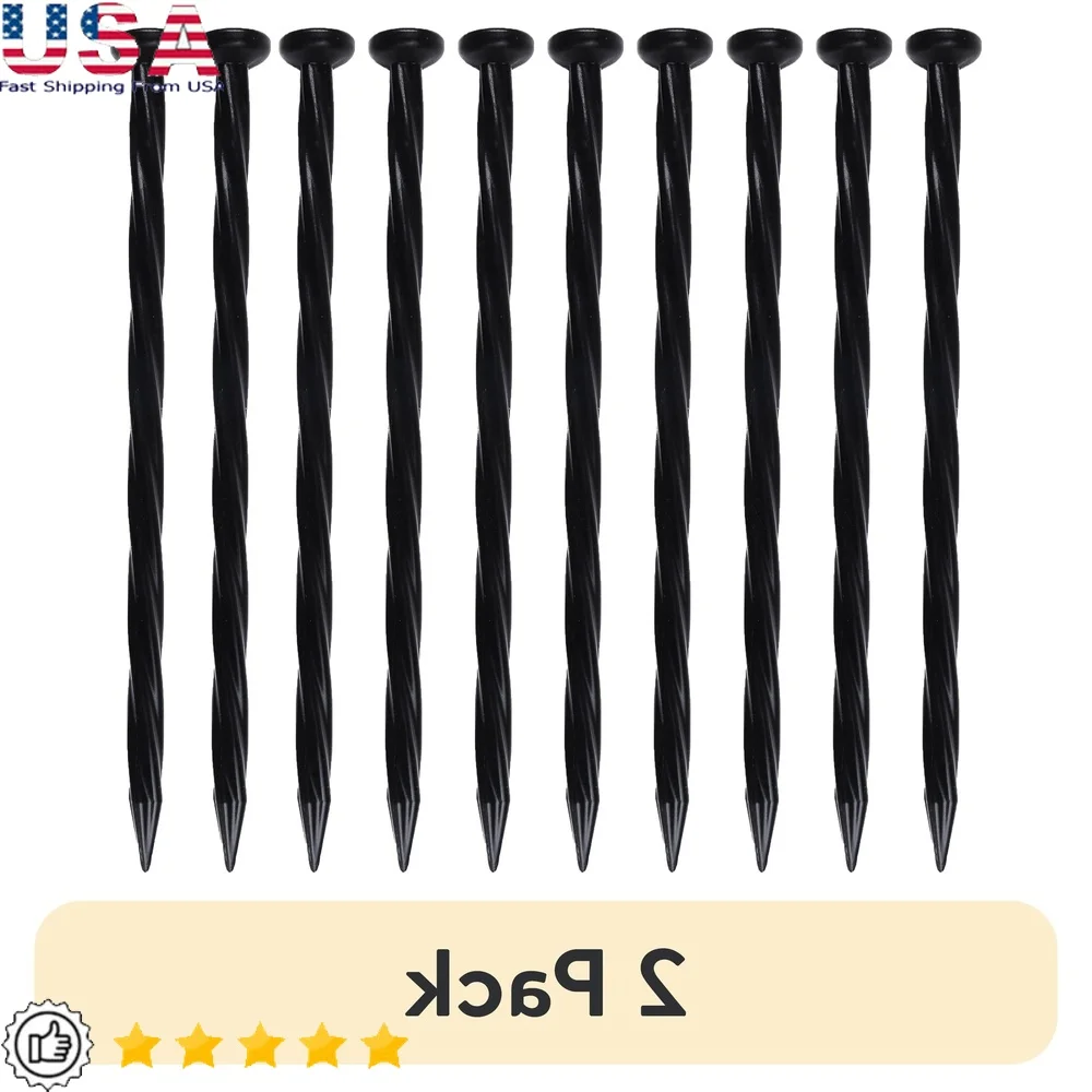 

Нейлоновый якорный шип без цилиндра, 10 шт., сверхмощные пластиковые садовые колья, палатки, надувные завязки для деревьев, пейзажные проекты